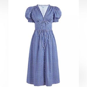 NWT Hill House Home Sabrina Basketweave Dress M